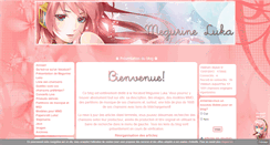 Desktop Screenshot of megurine-luka.net