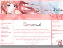 Tablet Screenshot of megurine-luka.net